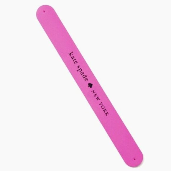 KATE SPADE OMBRE-LOGO SLAP BRACELET - Picture 4 of 4